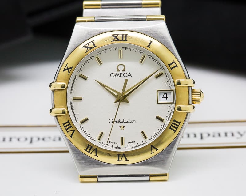 Omega Constellation Quartz SS / 18K 33MM