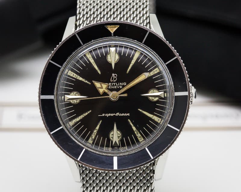 Breitling Vintage Super Ocean 1004 Circa 1959 + Original Bracelet