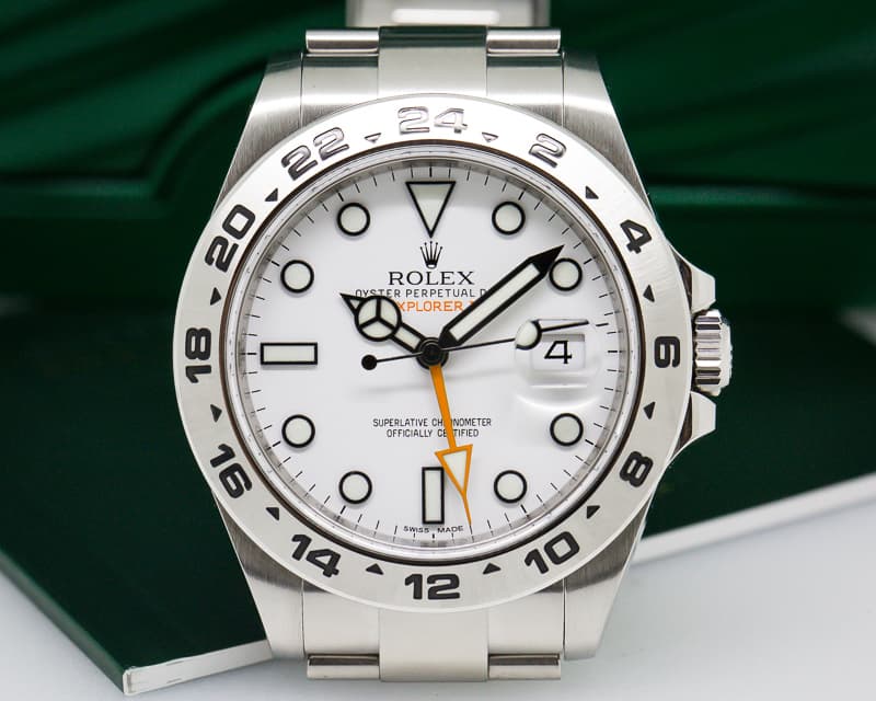 Rolex Explorer II White Dial SS / SS