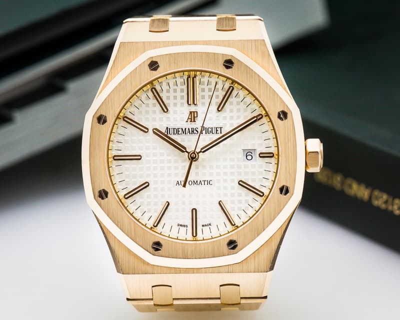 Audemars Piguet Royal Oak Automatic 18K Rose Gold / Rose Bracelet 