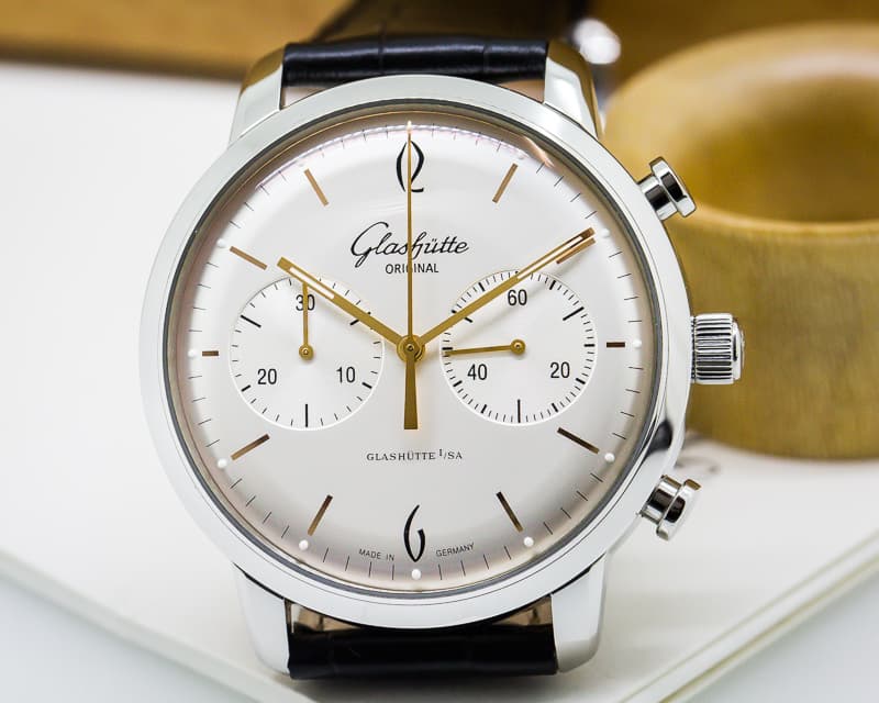 Glashutte Original Senator Sixties Chronograph SS Silver Dial
