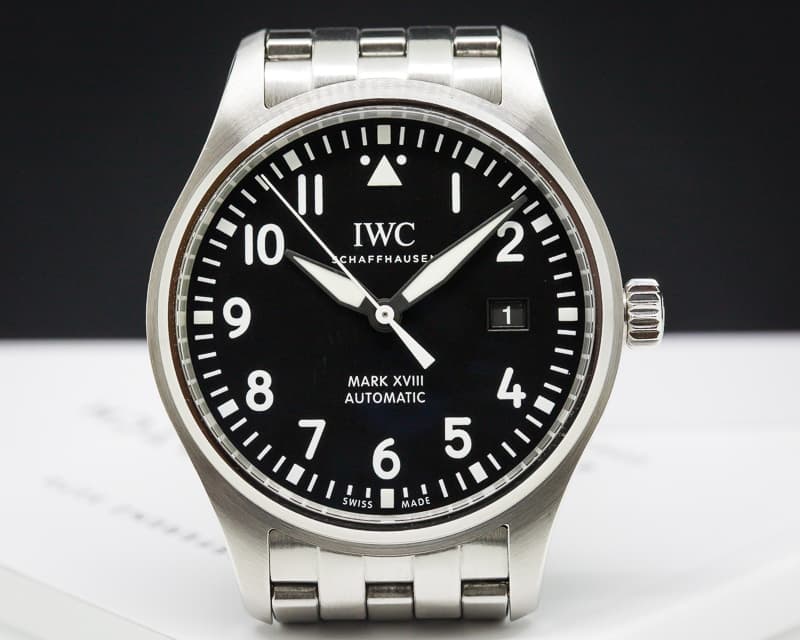 IWC Mark XVIII Black Dial SS / SS