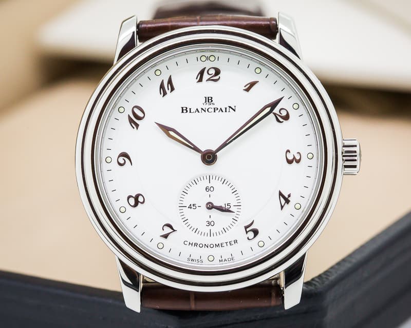 Blancpain Ultra Thin White Dial
Manual Wind Chronometer SS