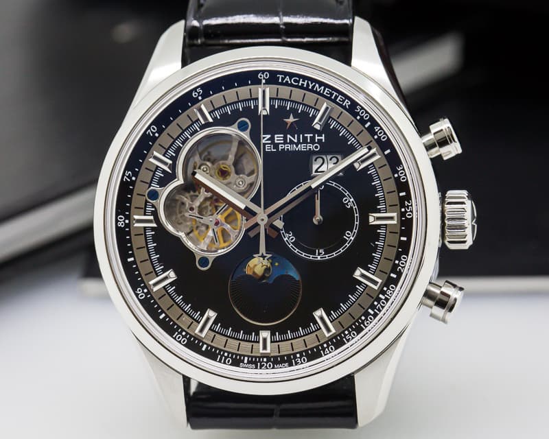 Zenith El Primero Chronomaster Open Grande Date SS / Leather