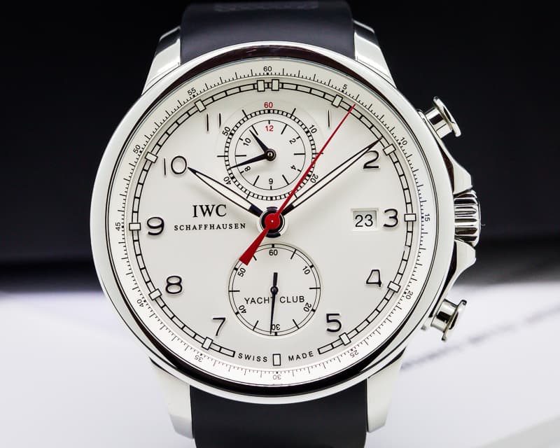IWC Portuguese Yacht Club Flyback SS Silver Dial 