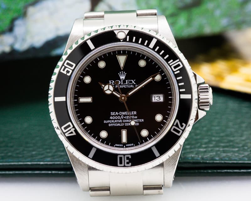 Rolex Sea Dweller SS  + Rolex Service Card
