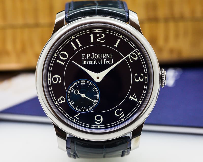 F. P. Journe Chronometre Bleu Tantalum Blue Dial 
