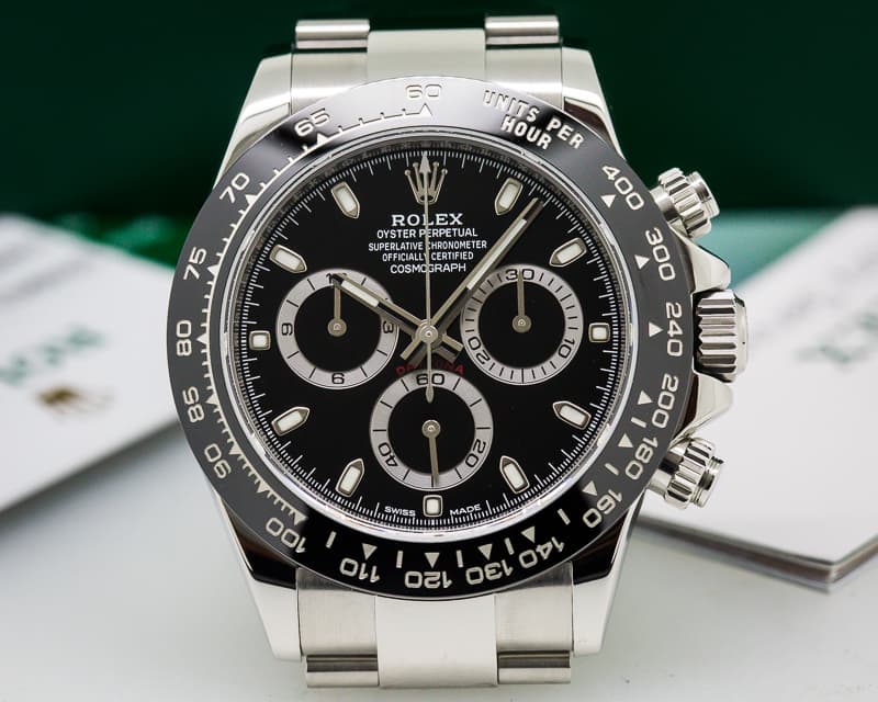 Rolex Daytona Ceramic Bezel SS / Black Dial