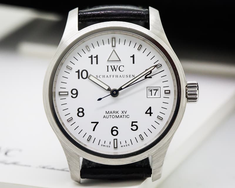 IWC Mark XV White Dial SS RARE 