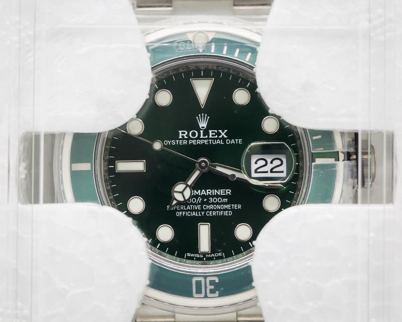 Rolex Submariner Green Ceramic Bezel Green Dial SS/SS UNWORN
