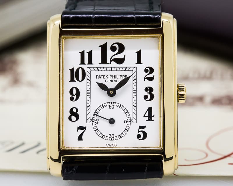 Patek Philippe Gondolo White Dial Arabic Numerals YG