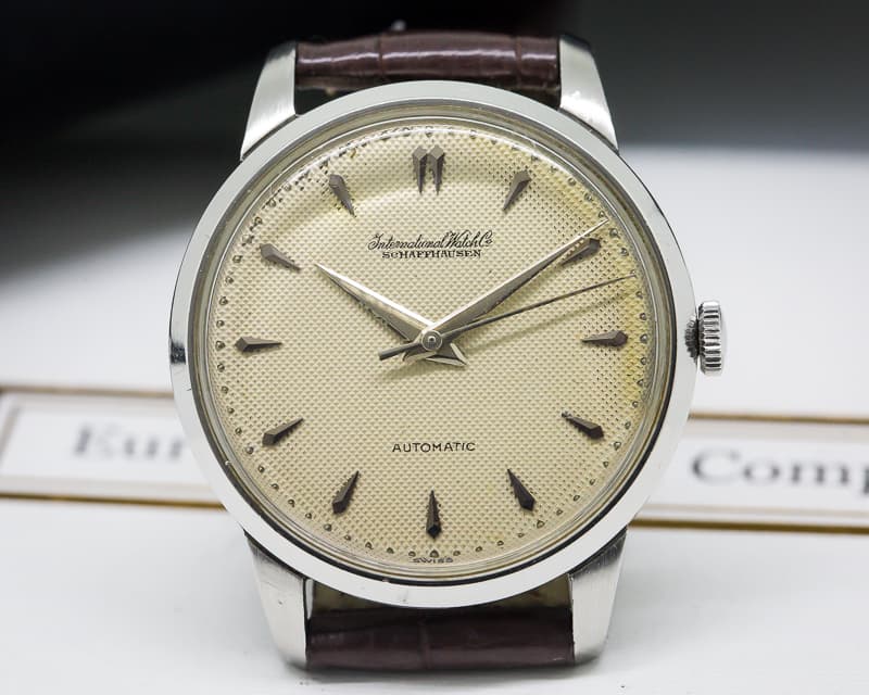 IWC Vintage Honeycomb Dial Pellaton Cal. 853 Automatic SS