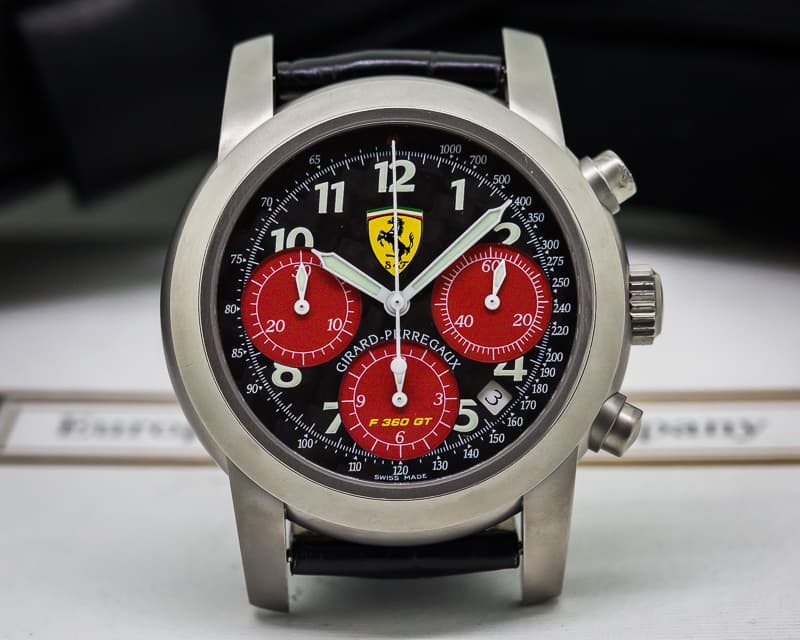 Girard Perregaux Ferrari F360 GT Chronograph Titanium Limited / Carbon Fiber 