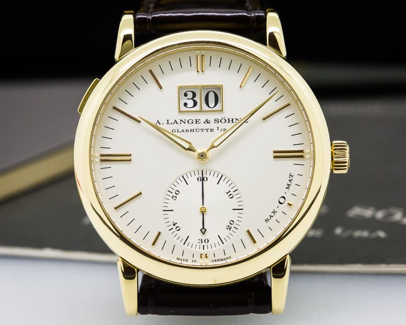 A. Lange and Sohne Langematik Big Date 18K Yellow Gold 