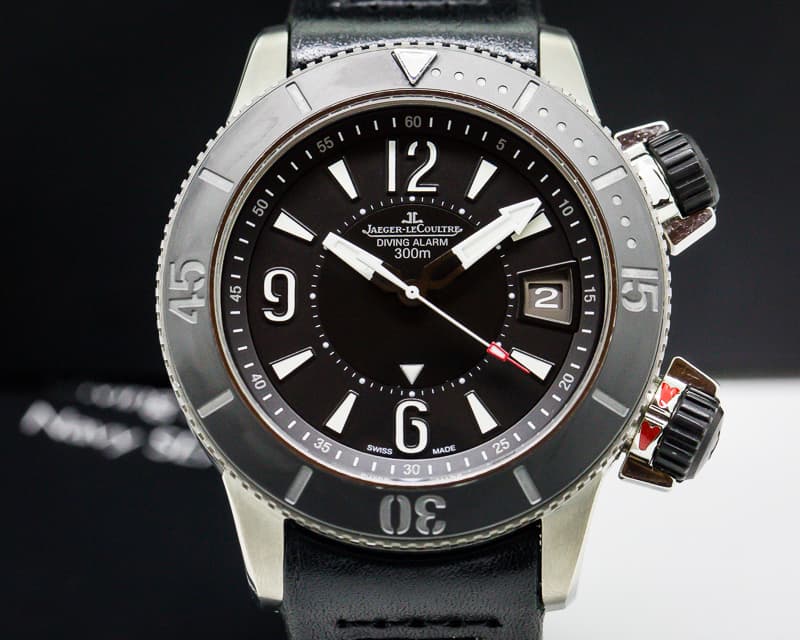 Jaeger LeCoultre Master Compressor Diving Alarm Navy Seals Titanium  
