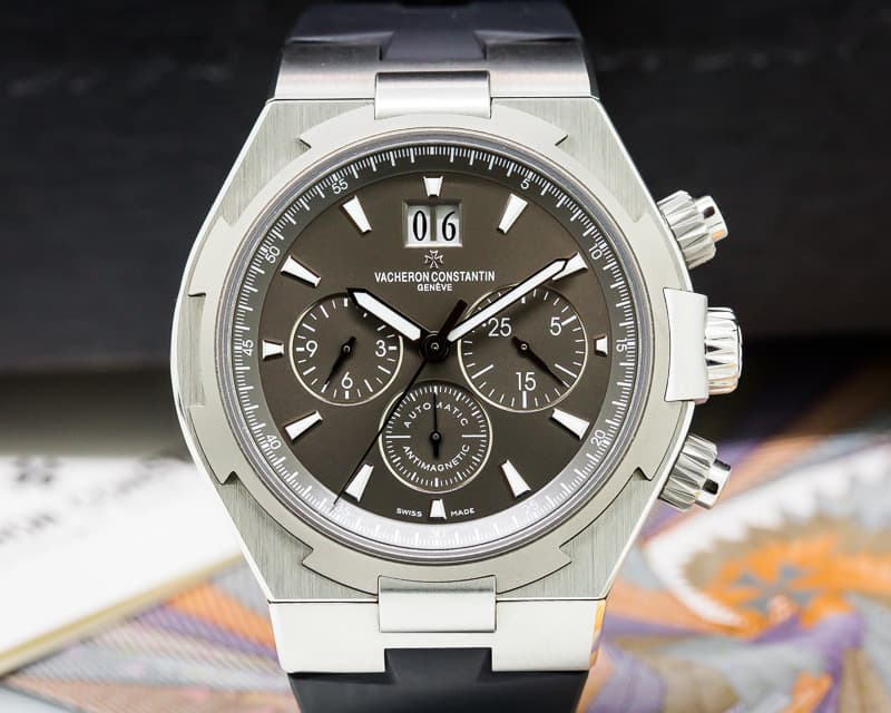 Vacheron Constantin Overseas Chronograph SS Gray Dial / Rubber 