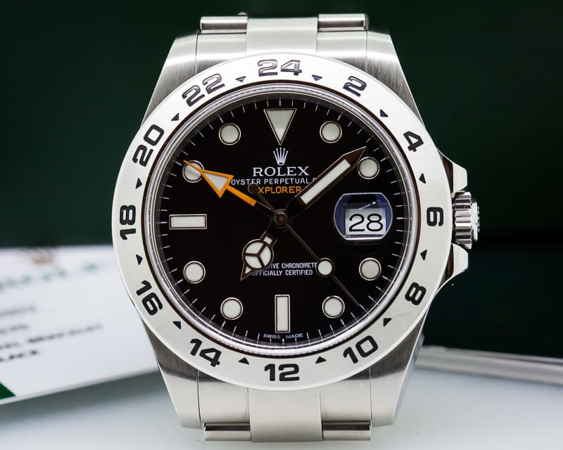 Rolex Explorer II Black Dial SS / SS