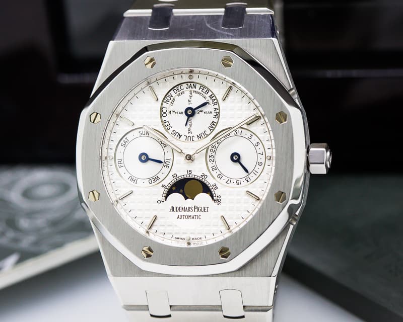 Audemars Piguet Royal Oak Quantime Perpetual Calendar SS FULL SET  