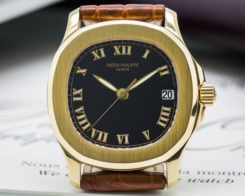 Patek Philippe Aquanaut Automatic 35MM 18k Yellow Gold RARE