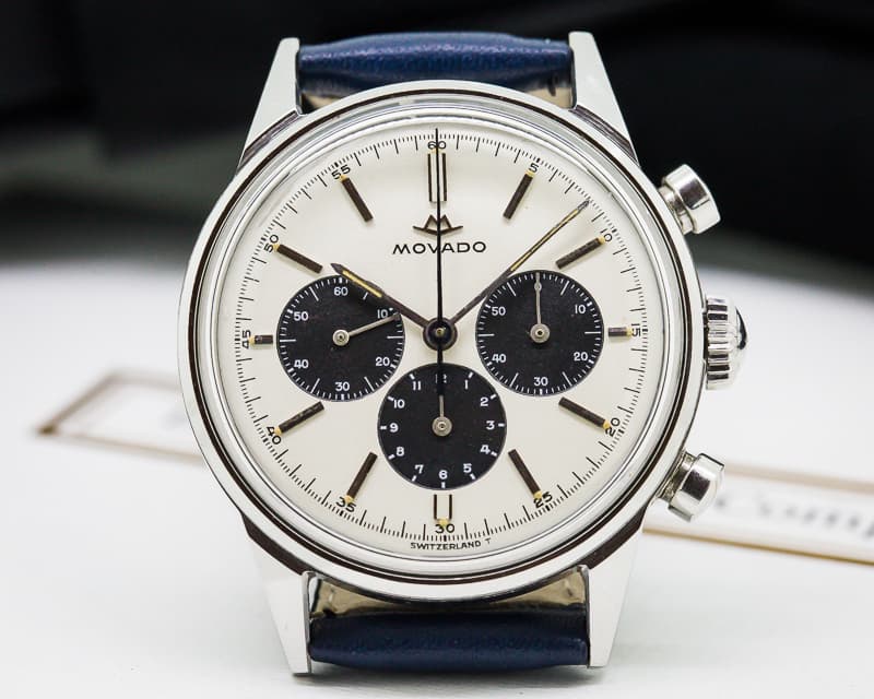 Movado Vintage Subsea M95 Chronograph Borgel Case SS 