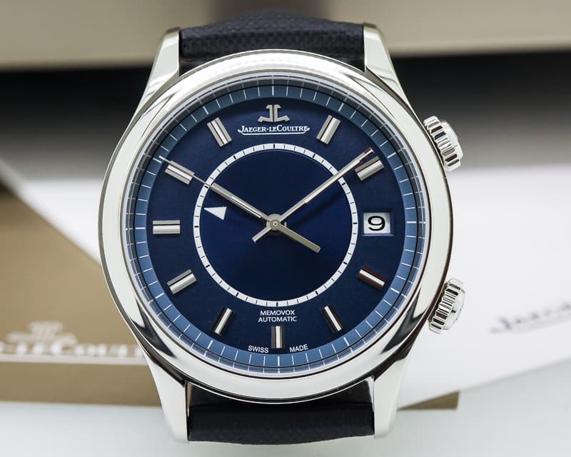 Jaeger LeCoultre Master Memovox SS Boutique Edition BLUE Dial 
