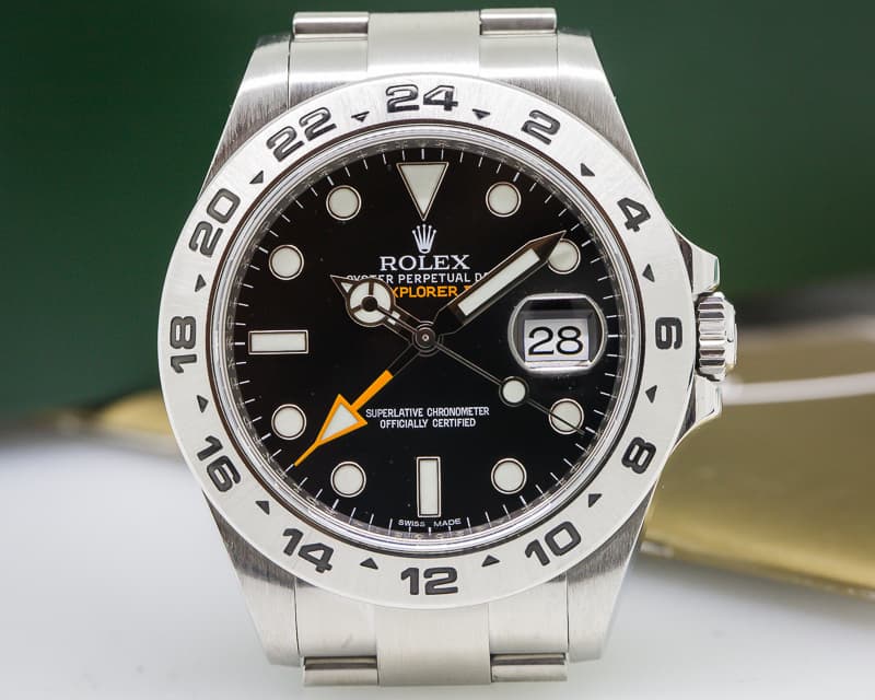 Rolex Explorer II Black Dial SS / SS