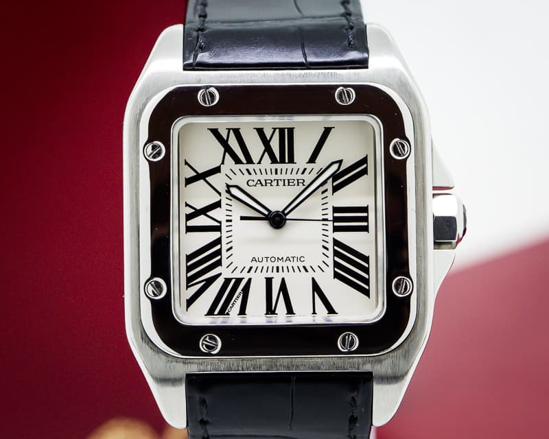 Cartier Santos 100 SS Medium Automatic 
