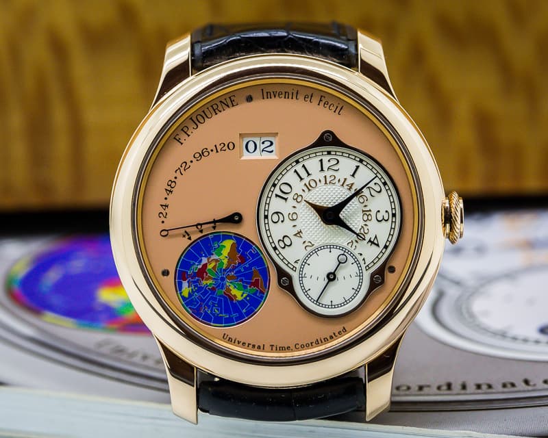 F. P. Journe Octa UTC Rose Gold Silver Dial