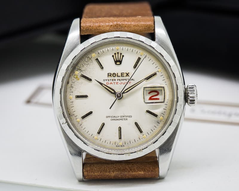 Rolex Oyster Perpetual SS "RED DATEJUST"
