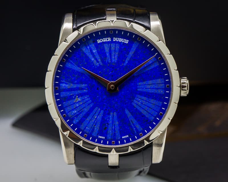 Roger Dubuis Excalibur 42 Automatic Lapis Lazuli 18k White Gold