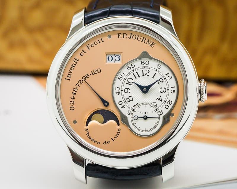 F. P. Journe Octa Lune Automatic Platinum / Rose Dial 40MM