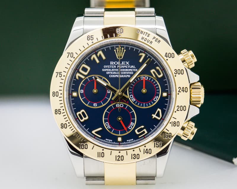 Rolex Daytona Blue Dial 18K / SS 