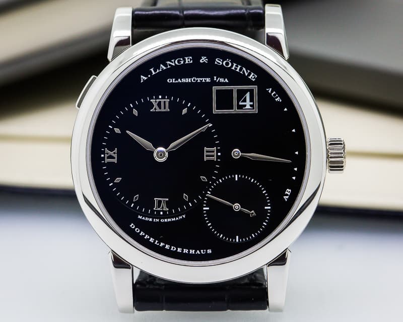 A. Lange and Sohne Lange 1 Platinum Black Dial "DARTH"