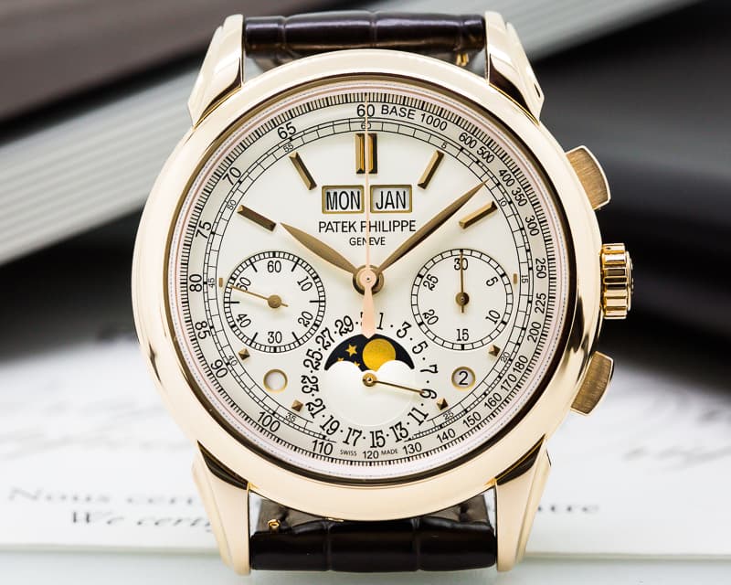 Patek Philippe Perpetual Calendar Chronograph 18K Rose Gold