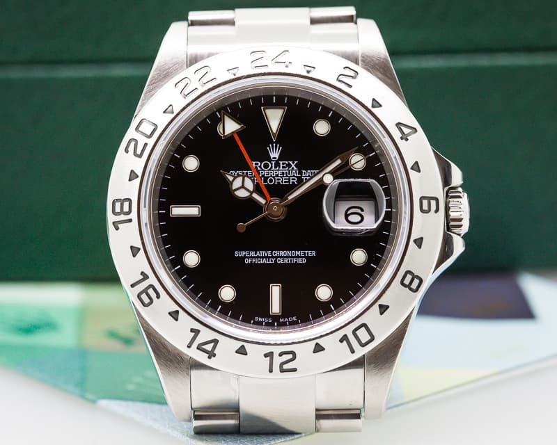 Rolex Explorer II SS Black Dial 