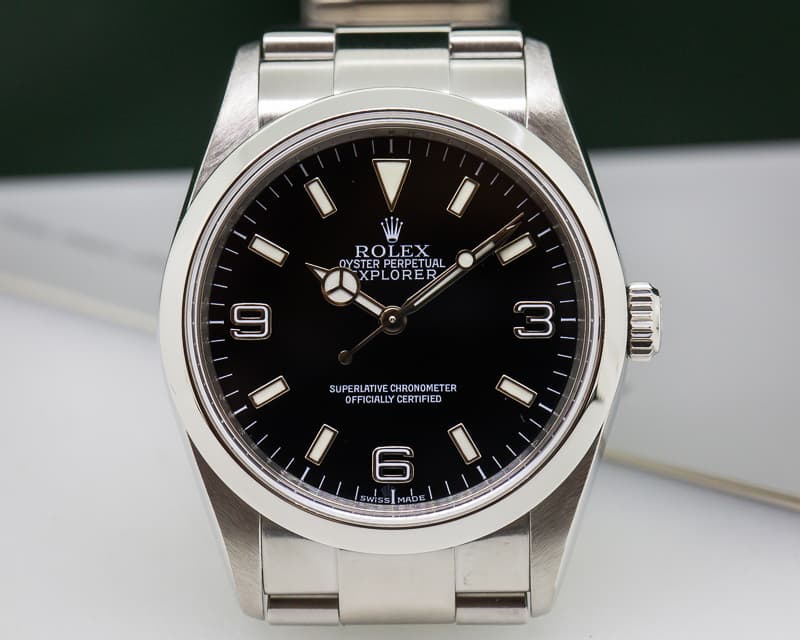 Rolex Explorer I 36MM SS FULL SET 

