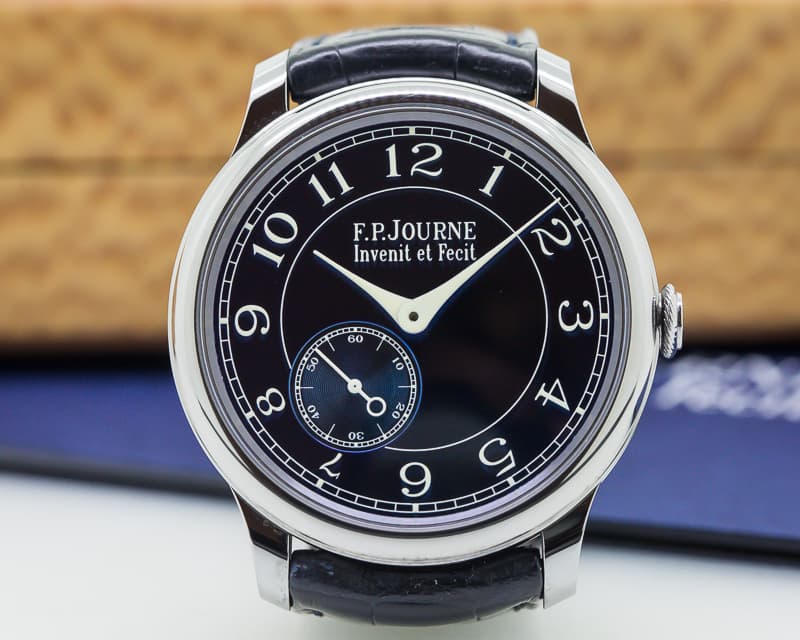 F. P. Journe Chronometre Bleu Tantalum Blue Dial 