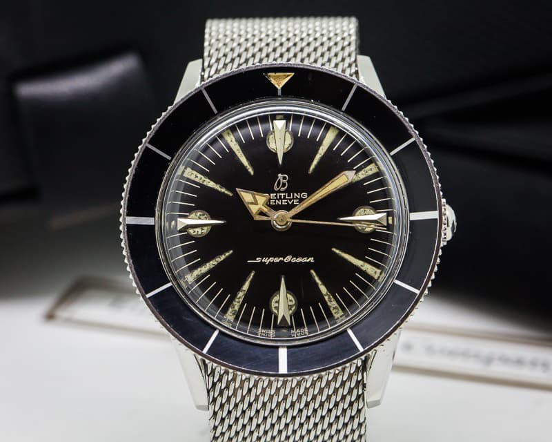 Breitling Vintage Super Ocean 1004 Circa 1959 + Original Bracelet
