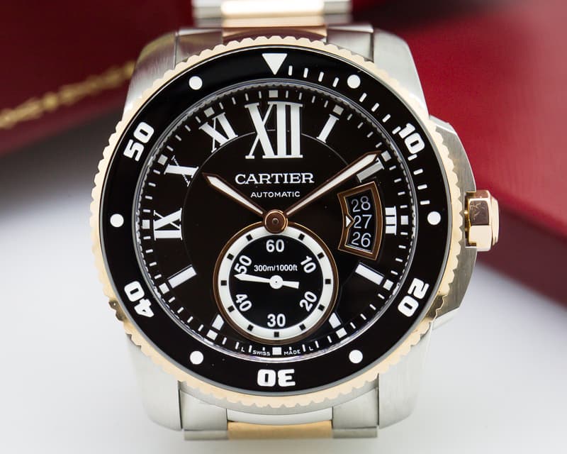Cartier Calibre de Cartier Diver Automatic SS / 18K Rose Gold