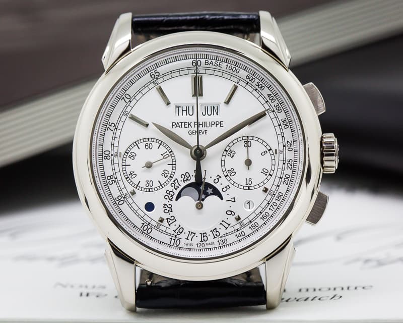 Patek Philippe Perpetual Calendar Chronograph 18K White Gold