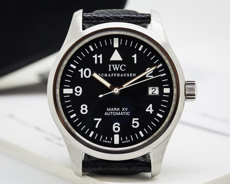 IWC Mark XV SS / Strap Black Dial 