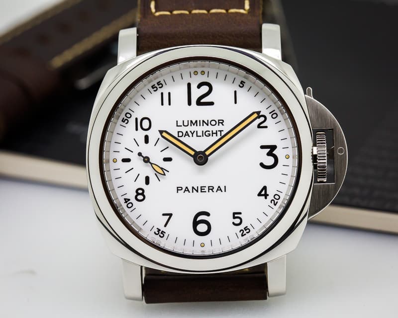 Panerai Luminor Daylight 8 Days White Dial SS