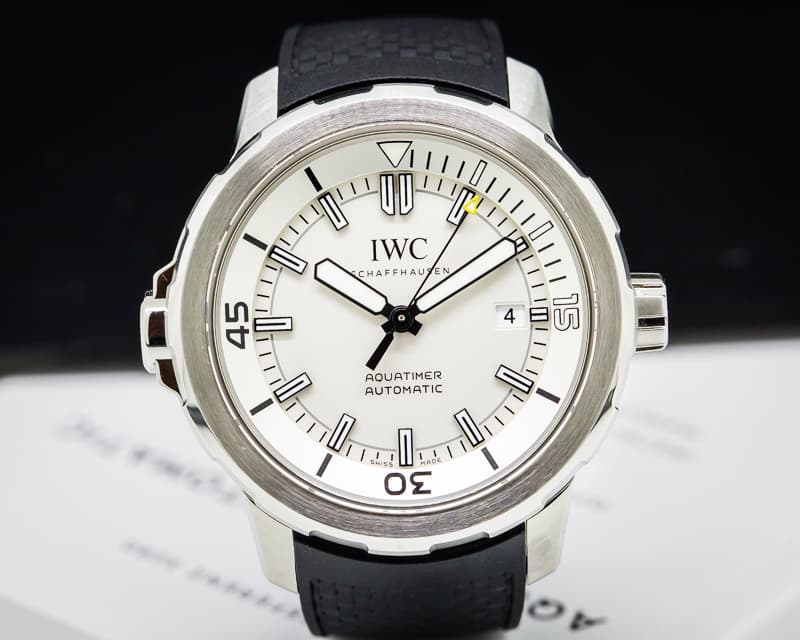 IWC Aquatimer Automatic Silver Dial SS / Rubber 