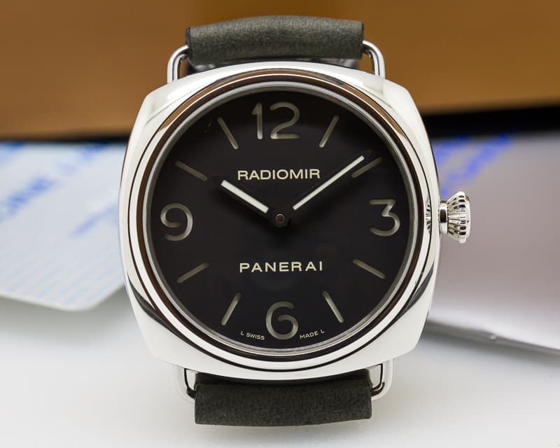 Panerai Radiomir Base SS Black Dial 45MM

