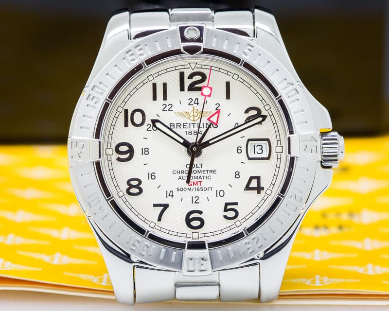 Breitling Colt GMT Silver Dial SS / SS