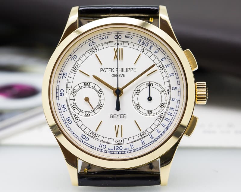 Patek Philippe Chronograph 18K Yellow Gold BEYER LIMITED EDITION