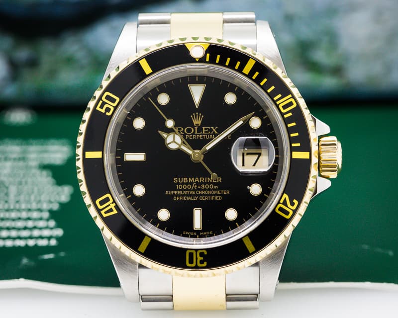 Rolex Submariner Black Dial SS / 18K
