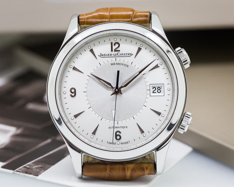 Jaeger LeCoultre Master Memovox SS Silver Dial 
