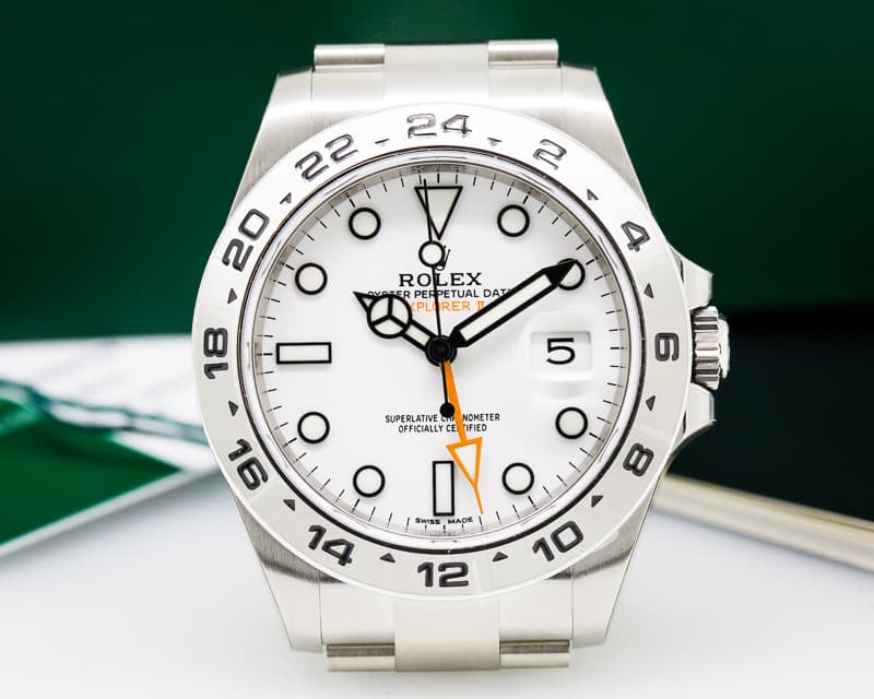Rolex Explorer II White Dial SS / SS UNWORN