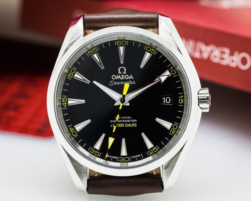 Omega Aqua Terra Co-Axial 150M Black Dial SS / Strap